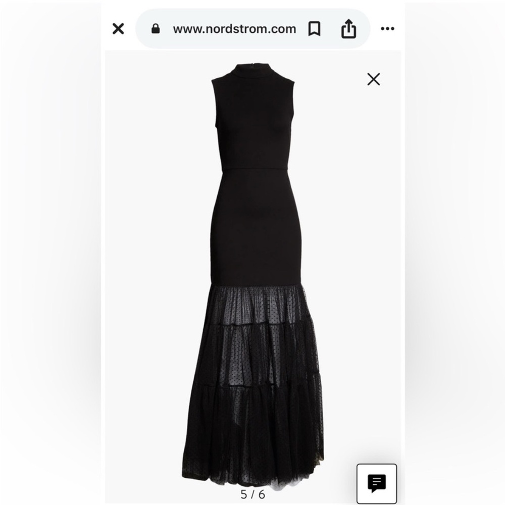 STAUD Black Maxi Dress